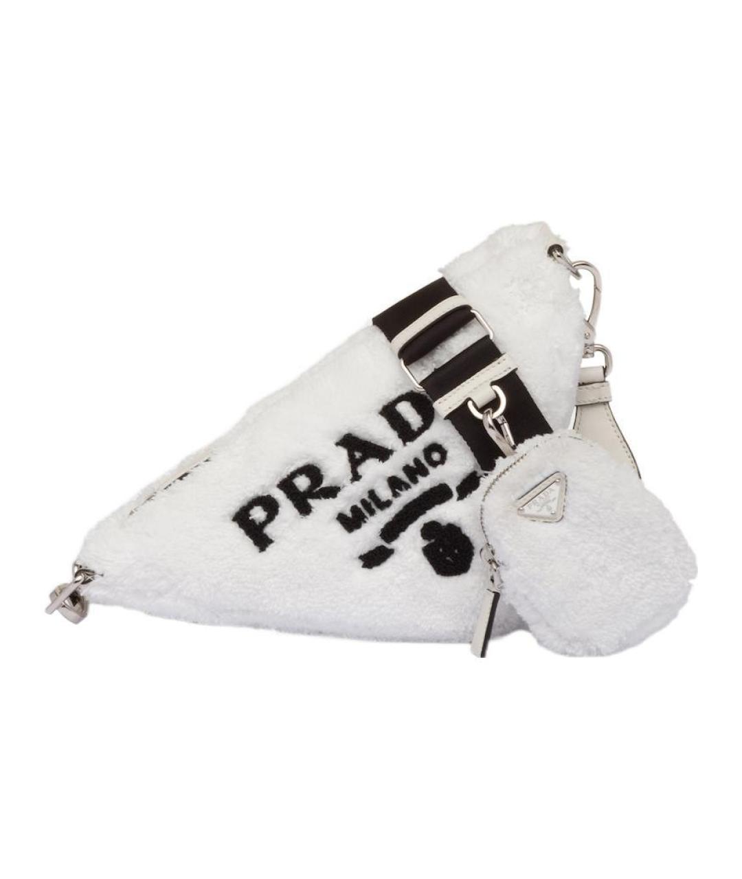 PRADA Белая сумка через плечо, фото 1