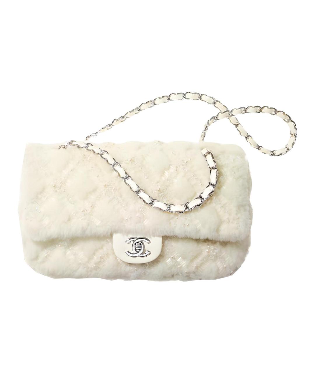 CHANEL Белая сумка через плечо, фото 1