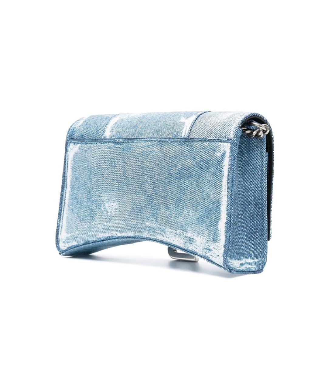 BALENCIAGA Голубой кошелек, фото 2