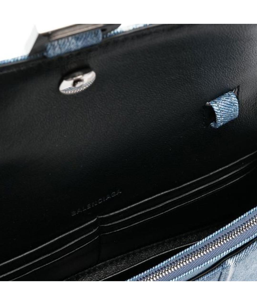 BALENCIAGA Голубой кошелек, фото 4