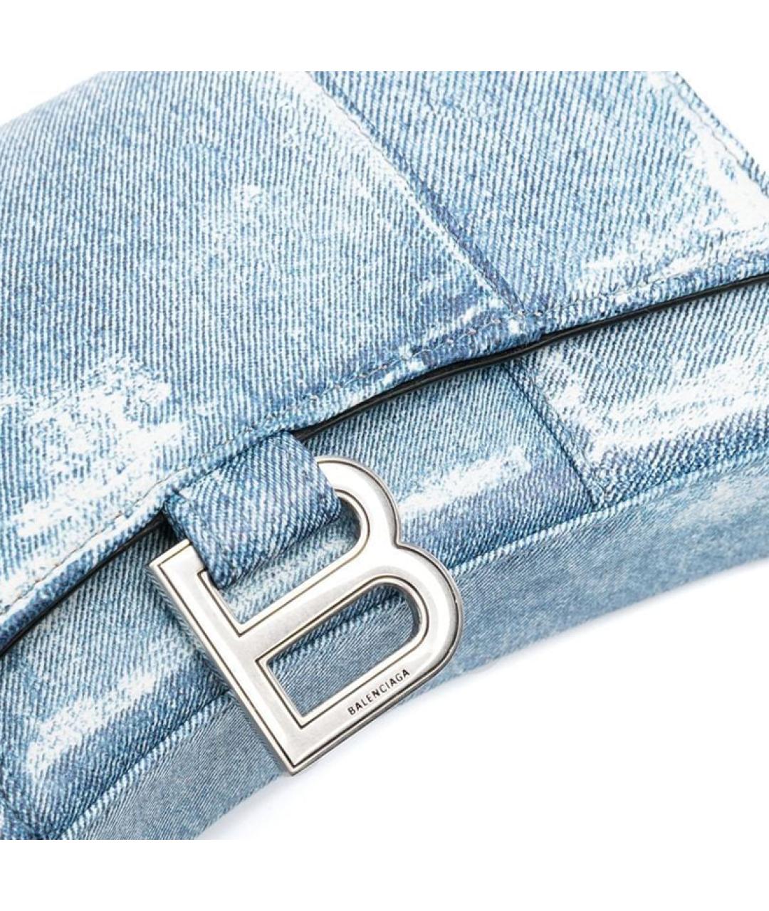 BALENCIAGA Голубой кошелек, фото 3