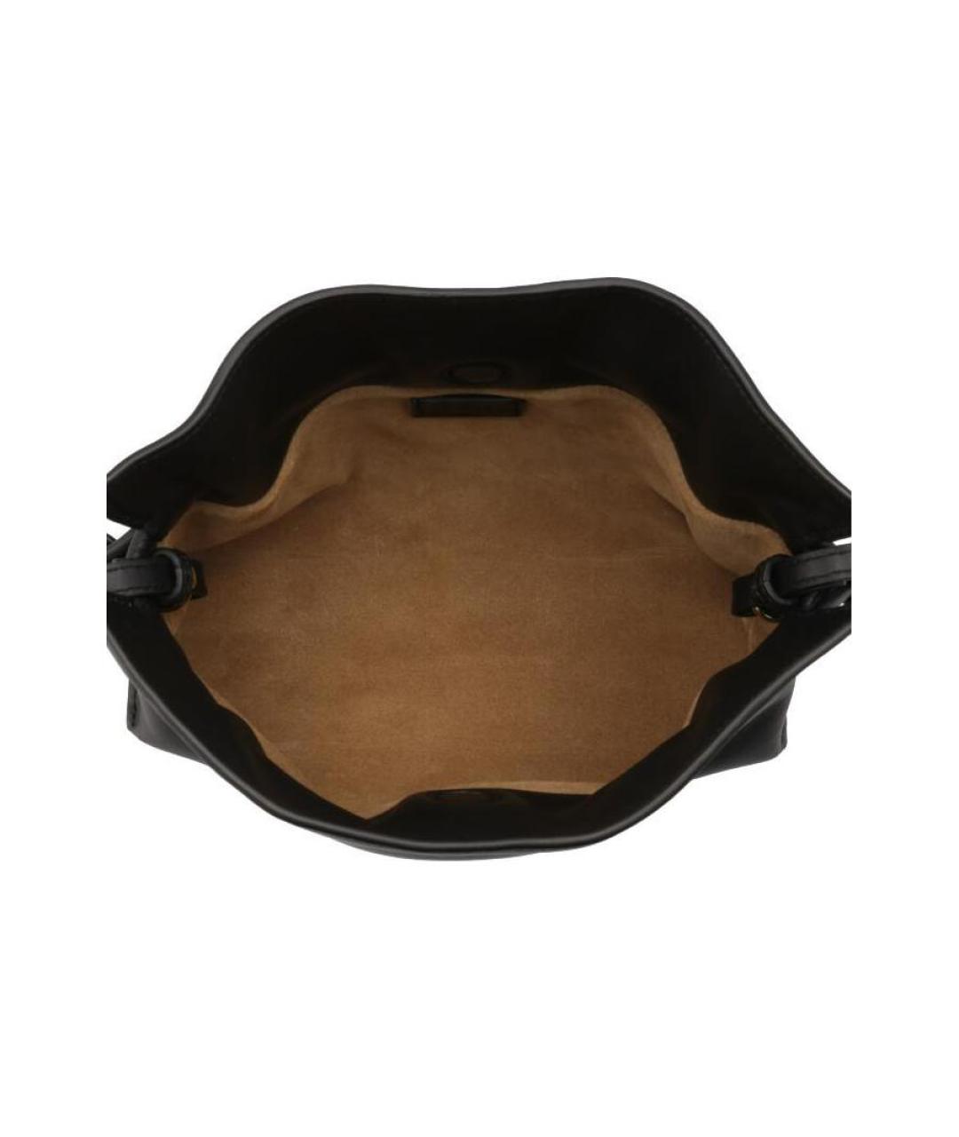 LOEWE Черная кожаная сумка через плечо, фото 4