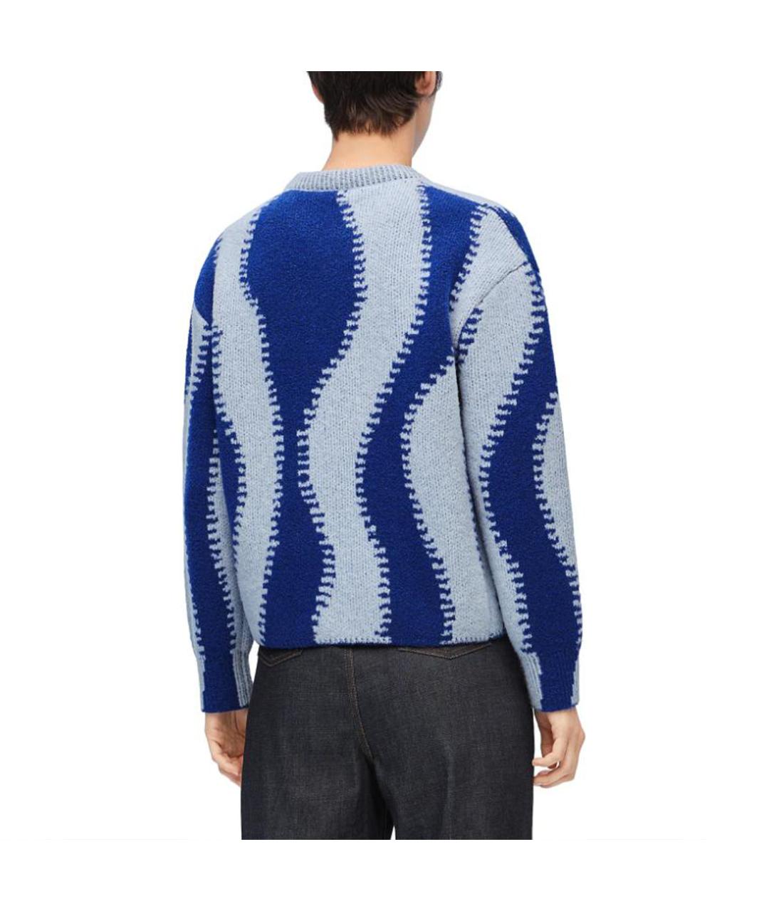 LOEWE Голубой джемпер / свитер, фото 4