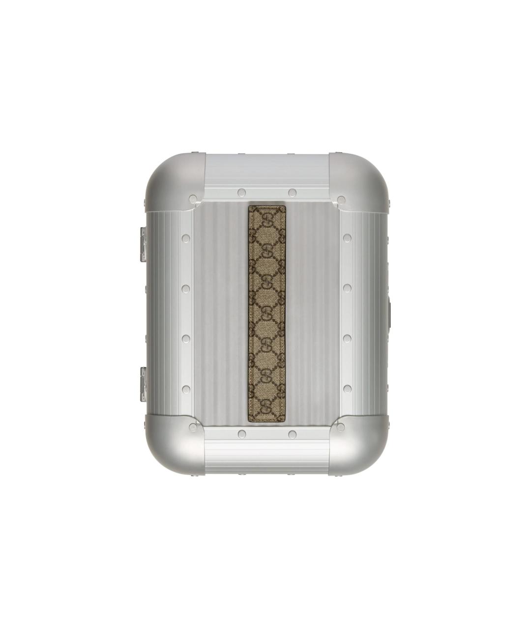 GUCCI Серебряная дорожная/спортивная сумка, фото 5