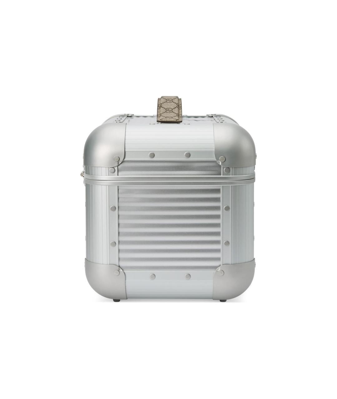 GUCCI Серебряная дорожная/спортивная сумка, фото 3