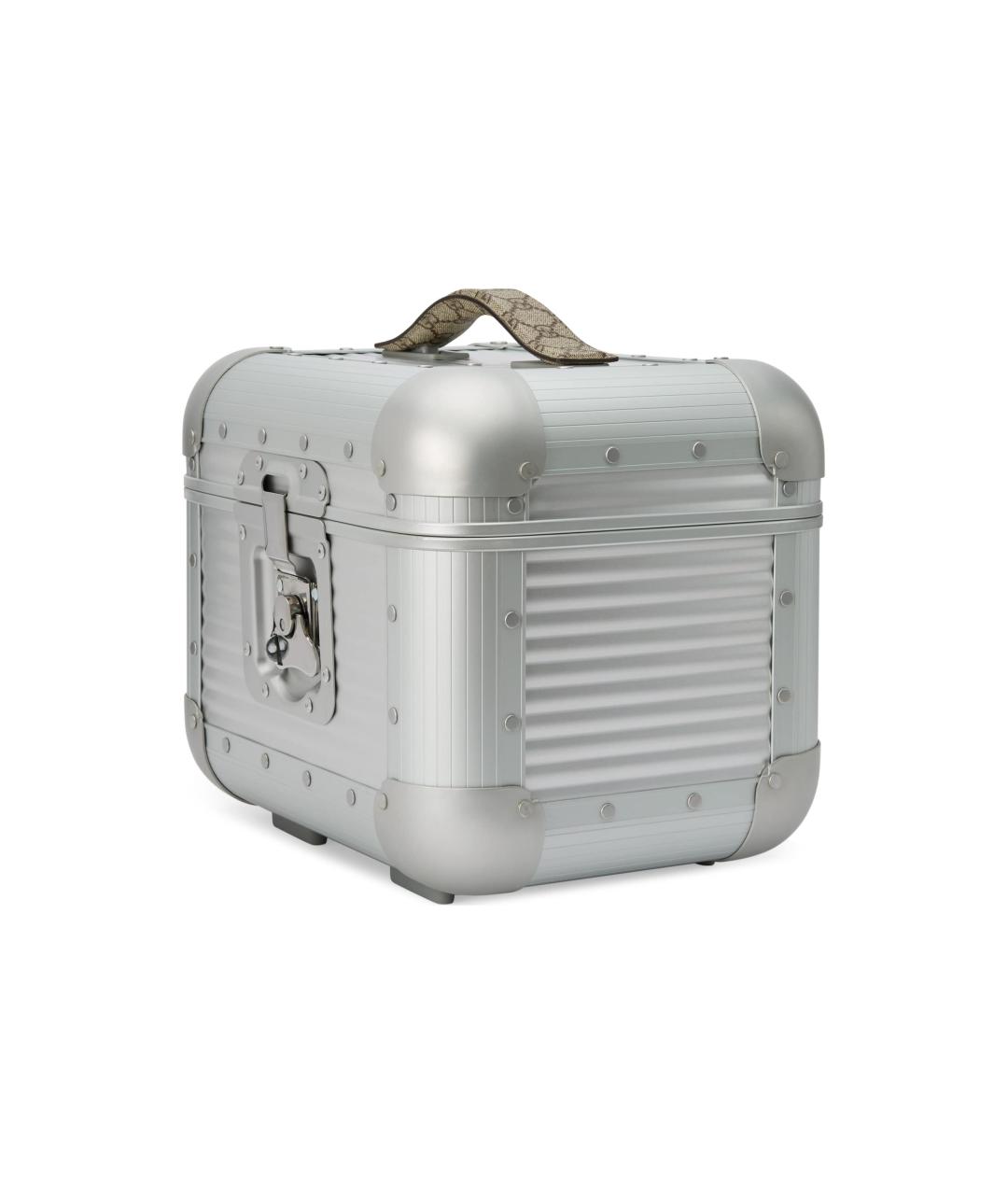 GUCCI Серебряная дорожная/спортивная сумка, фото 2