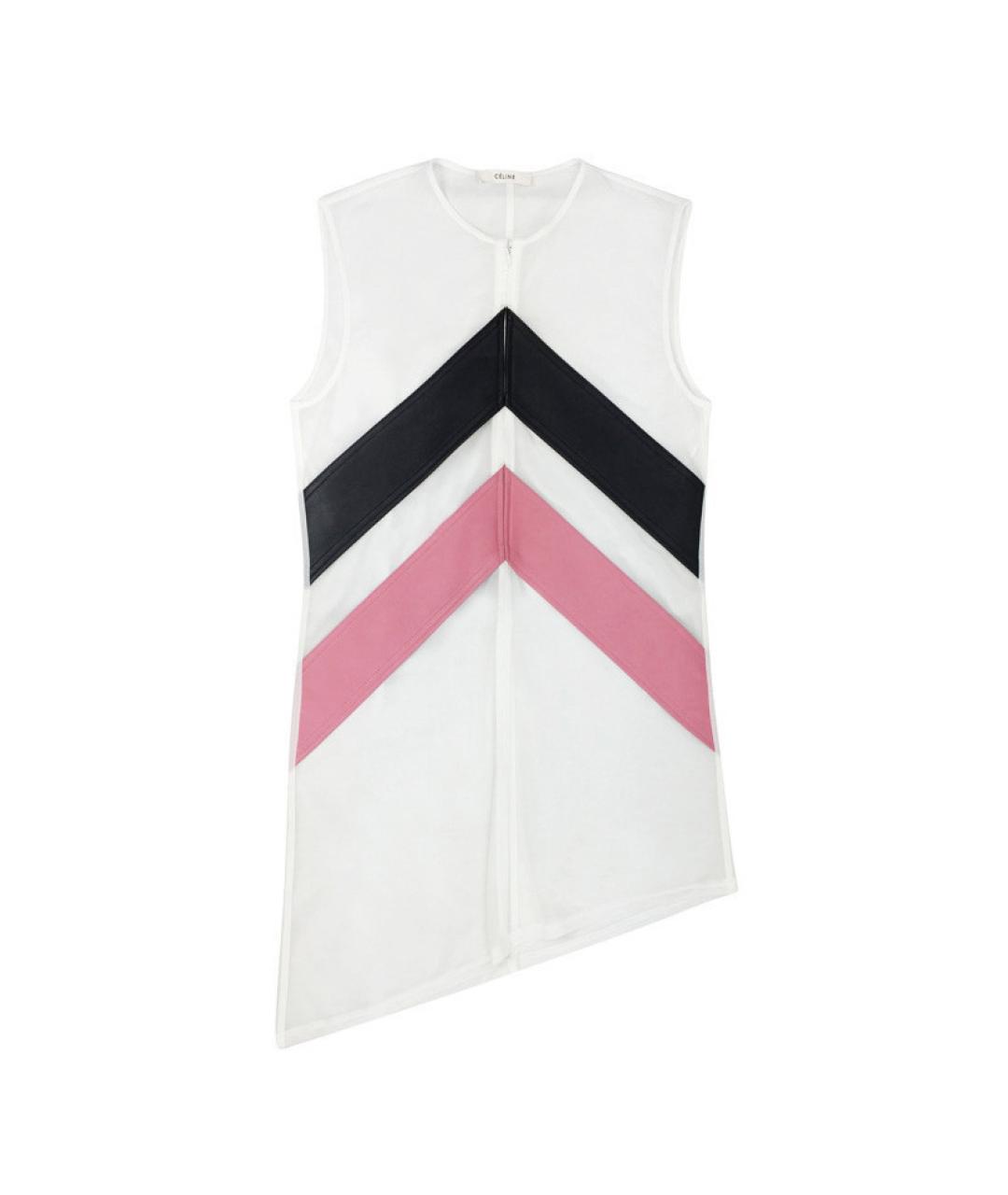 CELINE Белая майка, фото 1