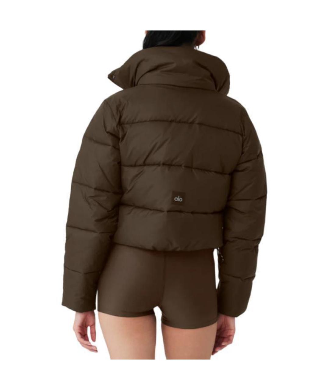 ALO YOGA Коричневый пуховик, фото 2