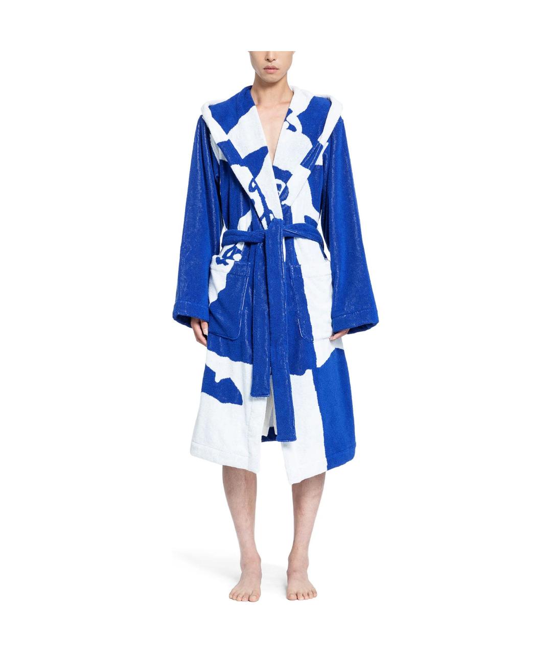 BURBERRY Синий тренч / плащ, фото 6