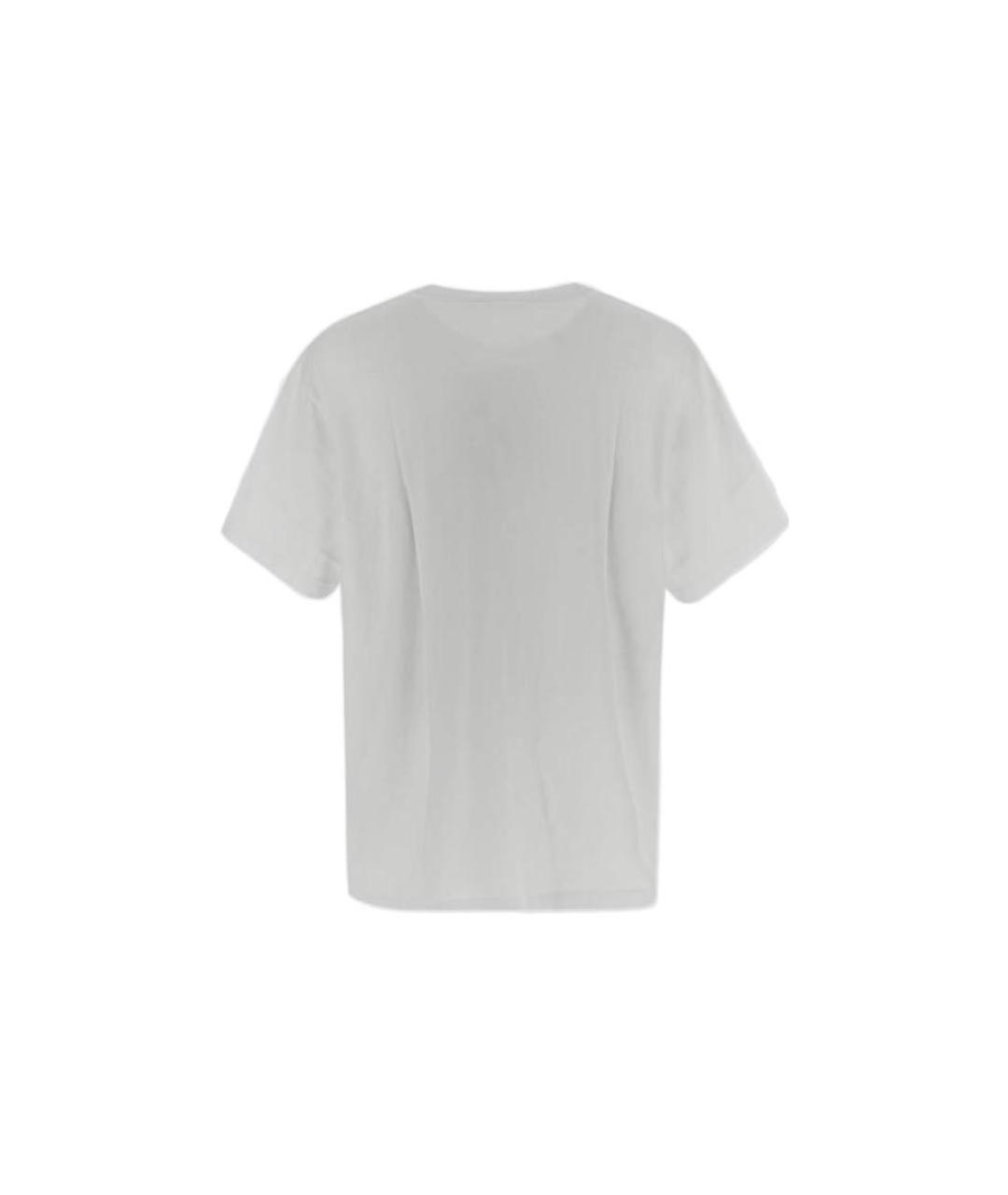 ACNE STUDIOS Белая хлопковая футболка, фото 2