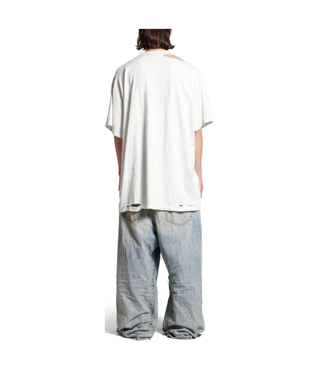 BALENCIAGA Серая футболка, фото 4