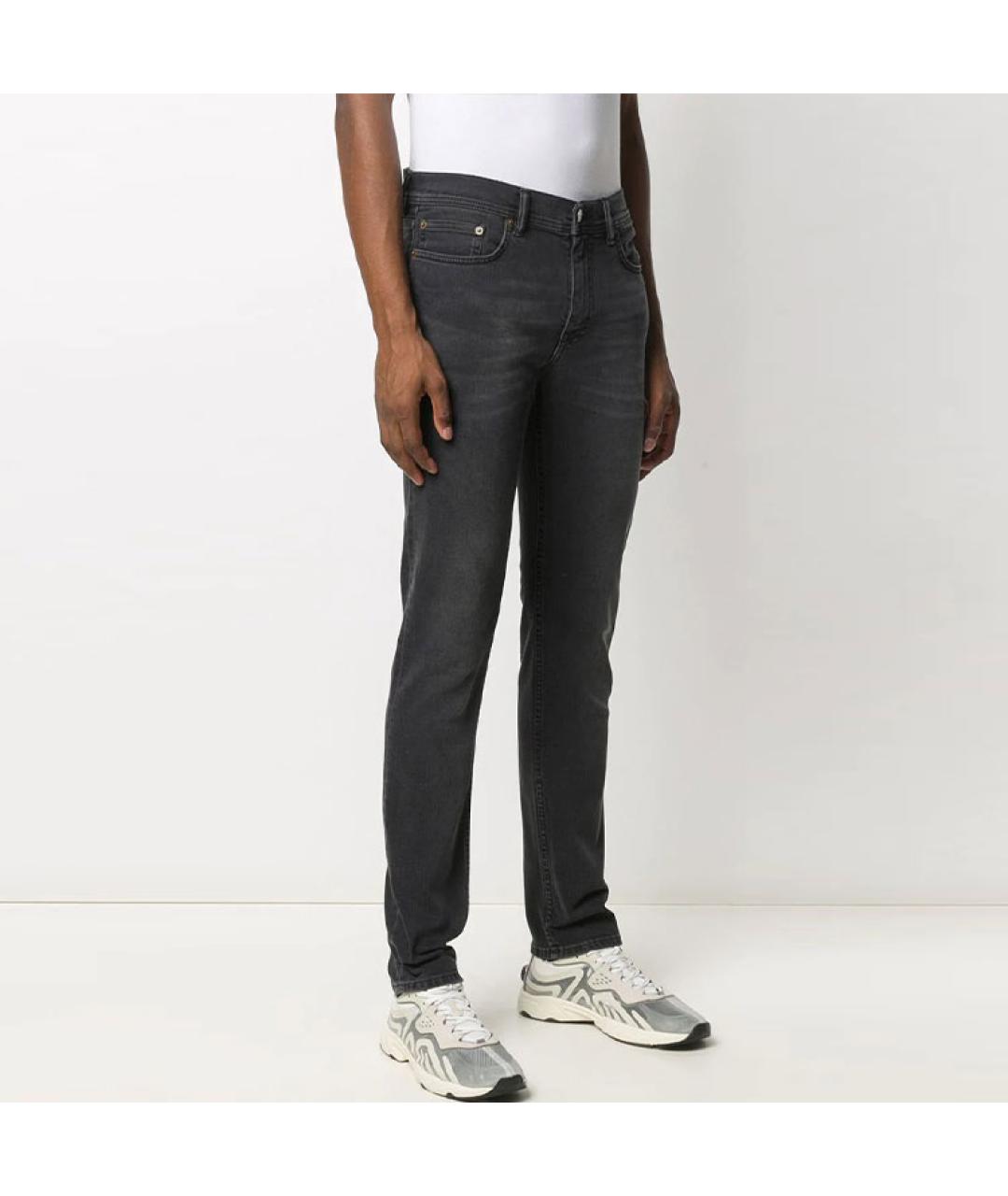 ACNE STUDIOS Серые прямые джинсы, фото 5
