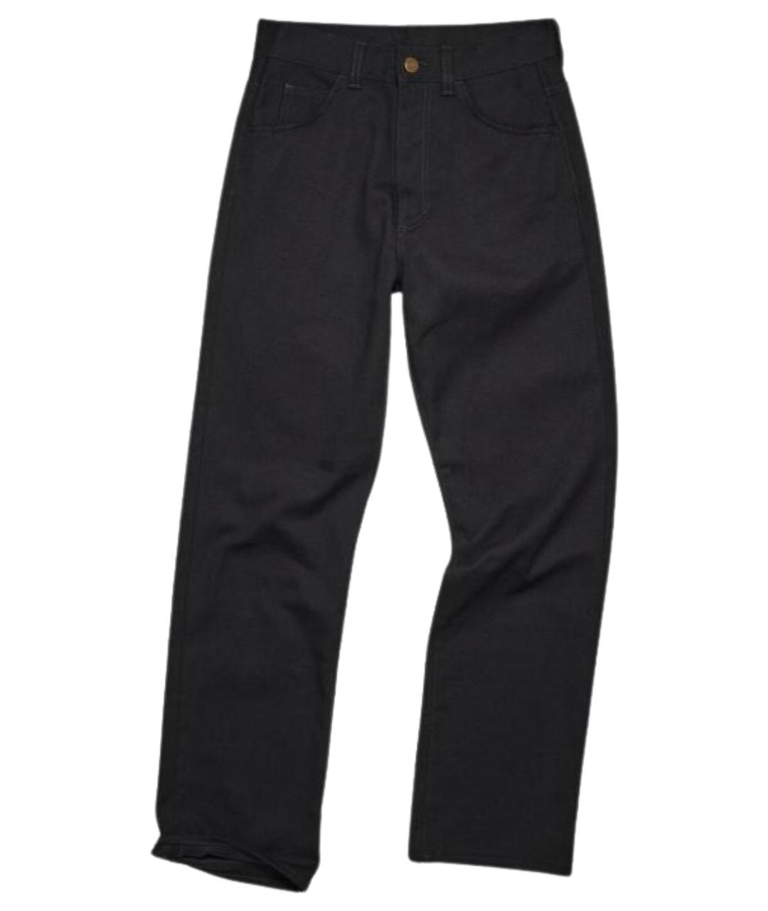ACNE STUDIOS Черные прямые джинсы, фото 1