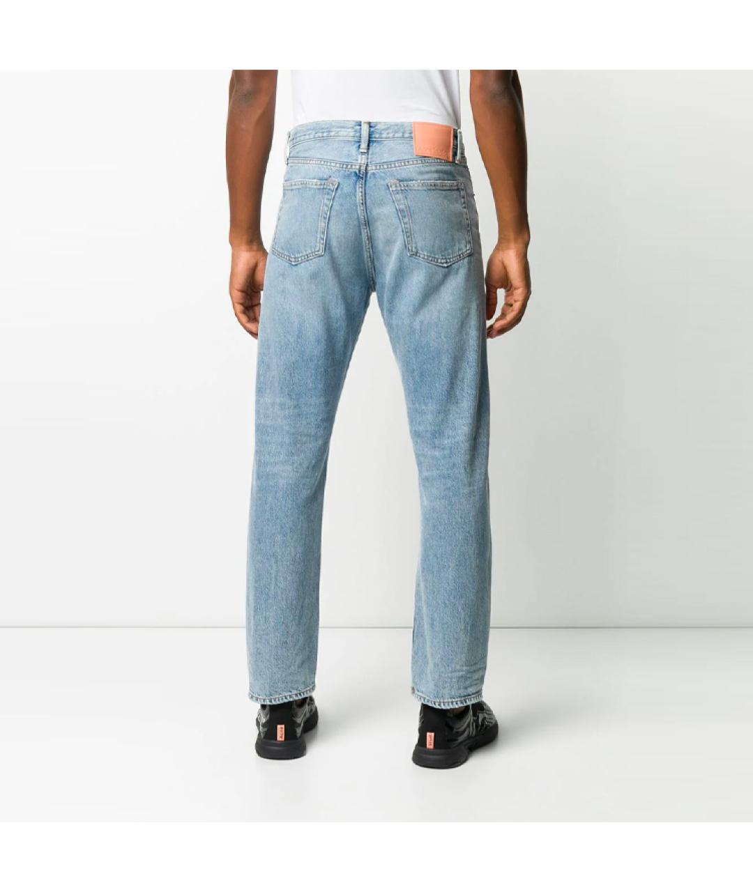 ACNE STUDIOS Синие прямые джинсы, фото 3