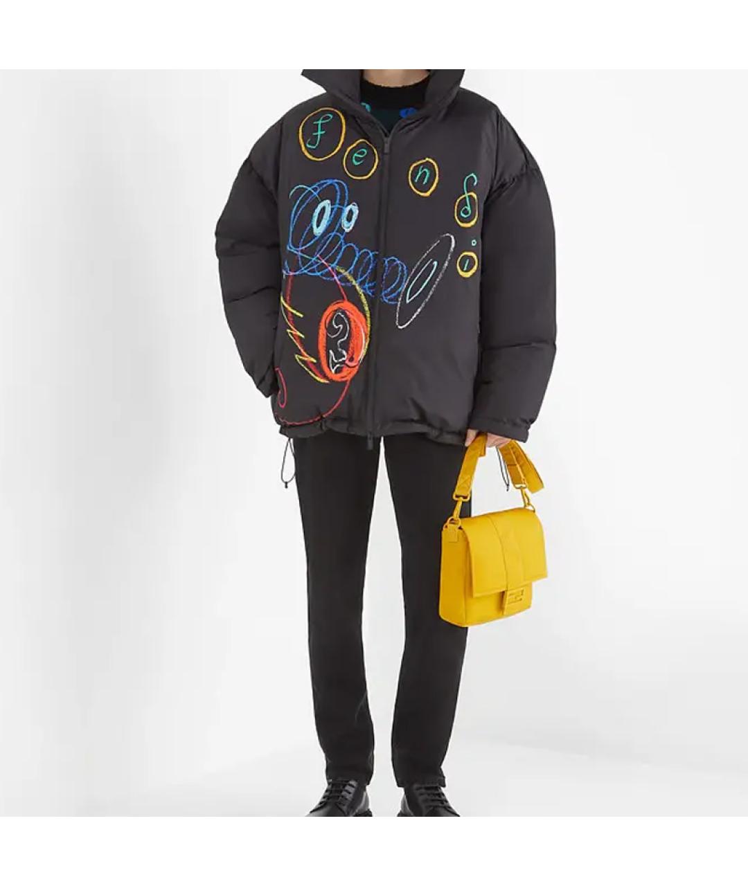 FENDI Желтая сумка на плечо, фото 5