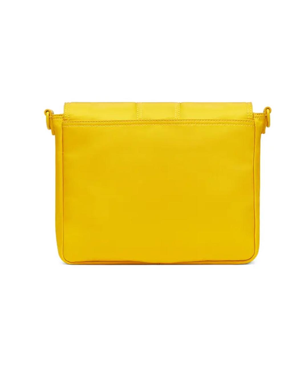 FENDI Желтая сумка на плечо, фото 3