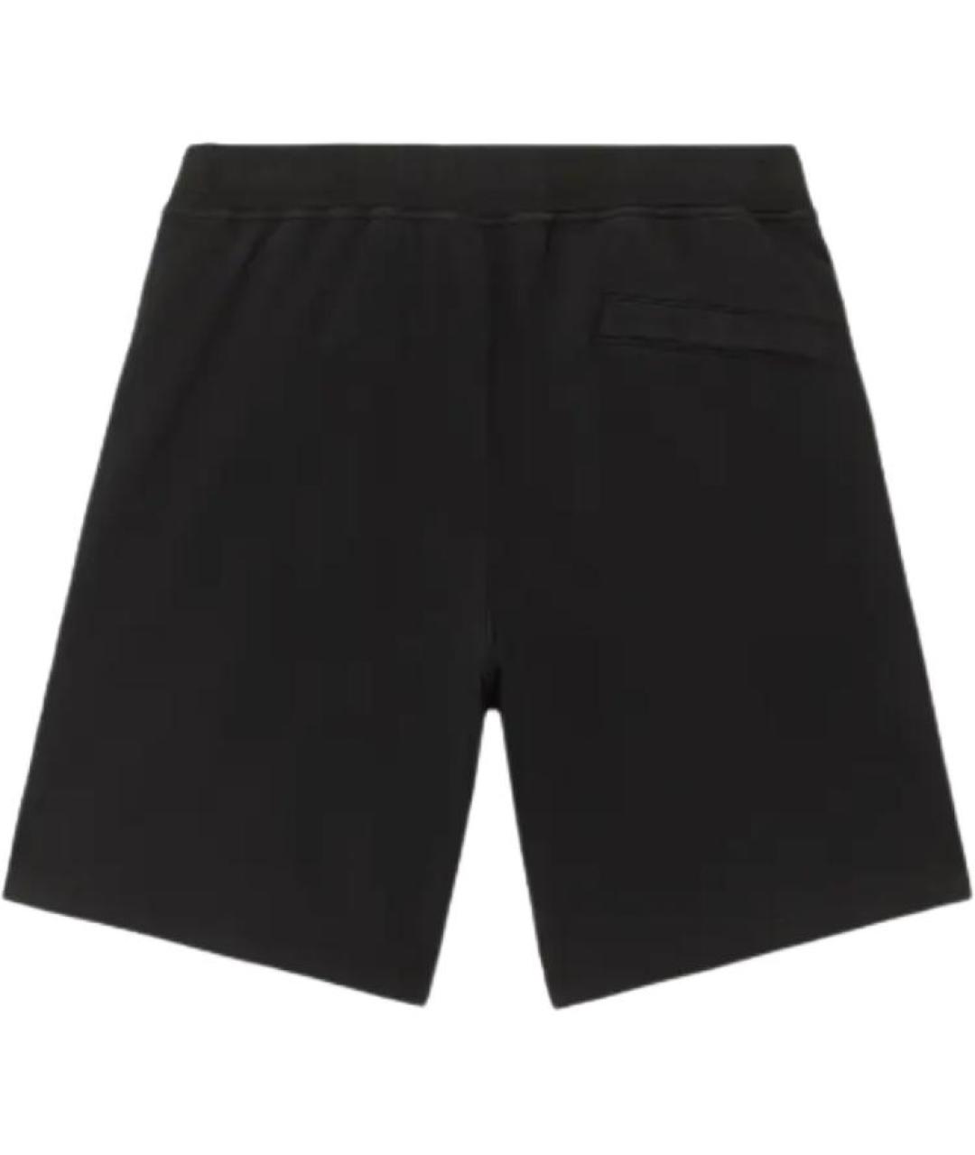 STONE ISLAND Черные шорты, фото 2