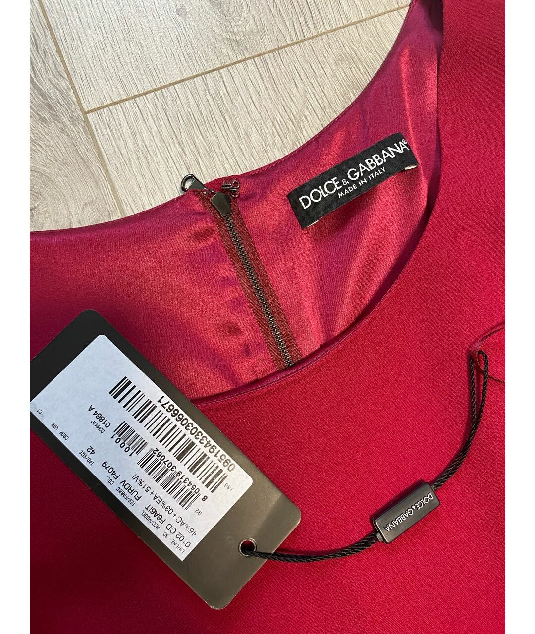 DOLCE&GABBANA Розовое вискозное коктейльное платье, фото 6