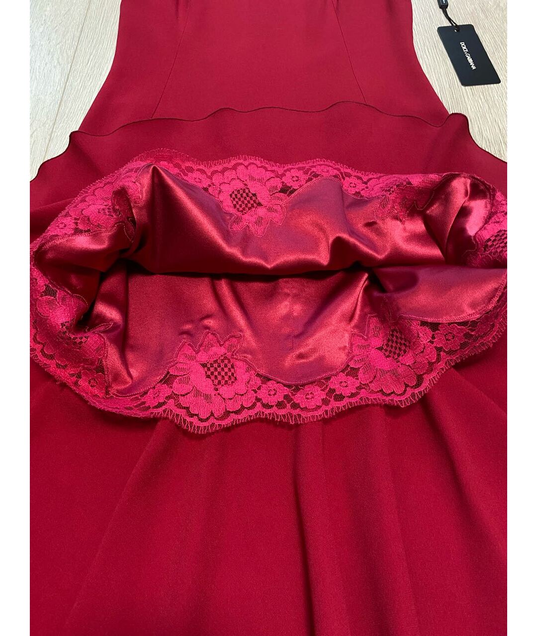 DOLCE&GABBANA Розовое вискозное коктейльное платье, фото 4