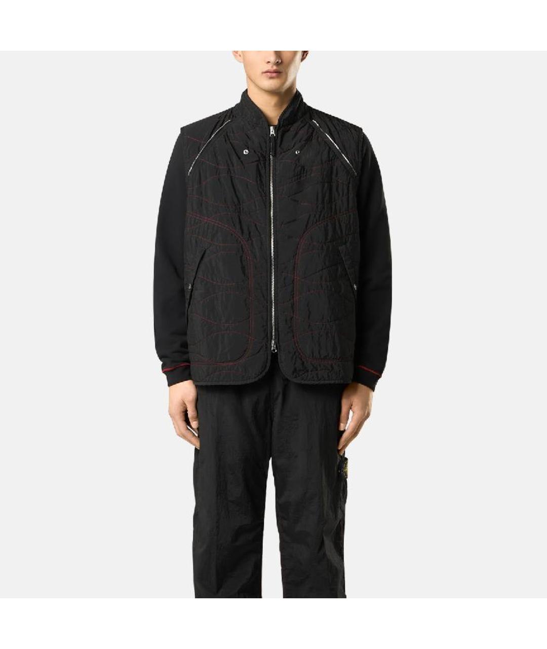 STONE ISLAND Черная куртка, фото 4