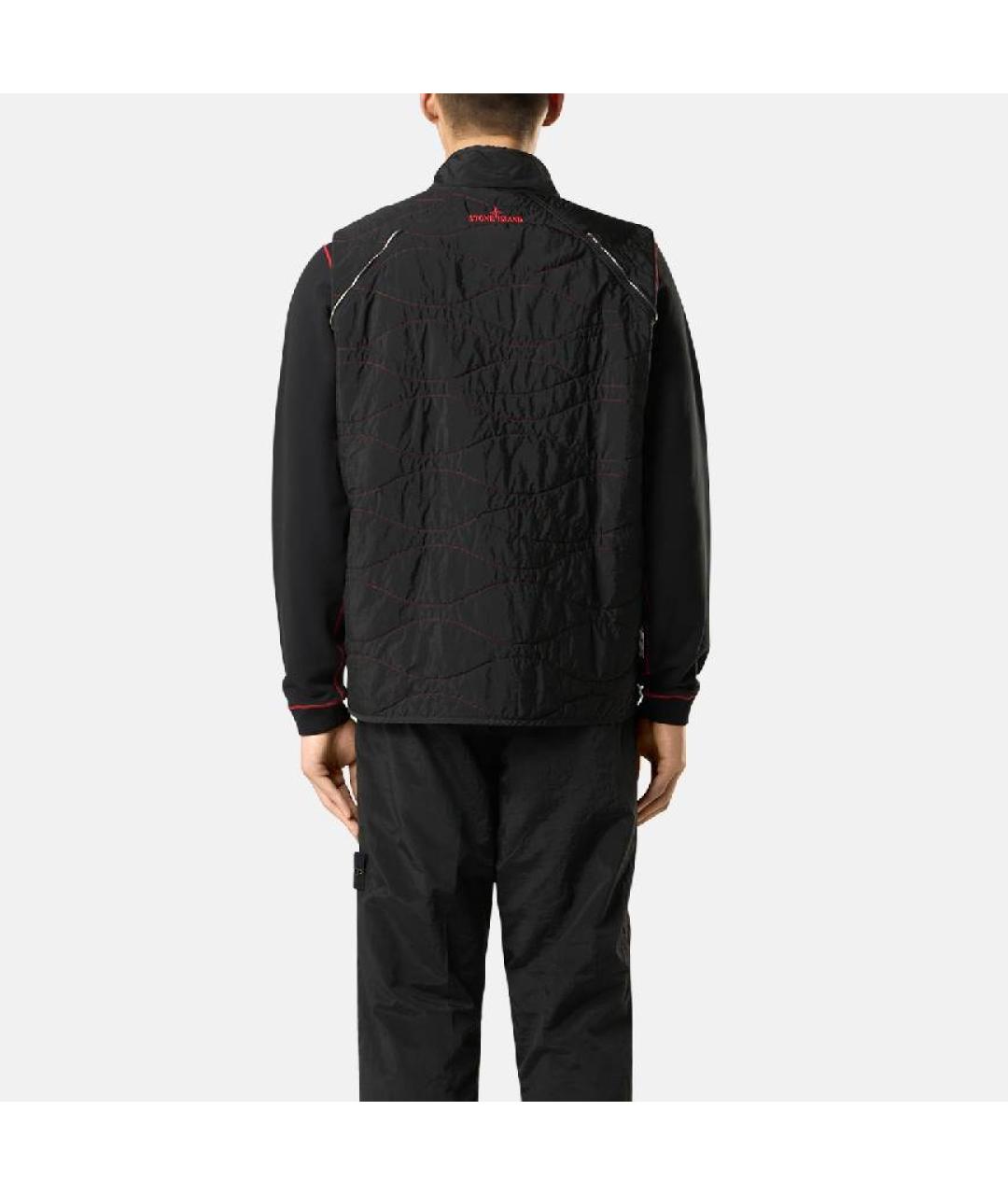 STONE ISLAND Черная куртка, фото 5