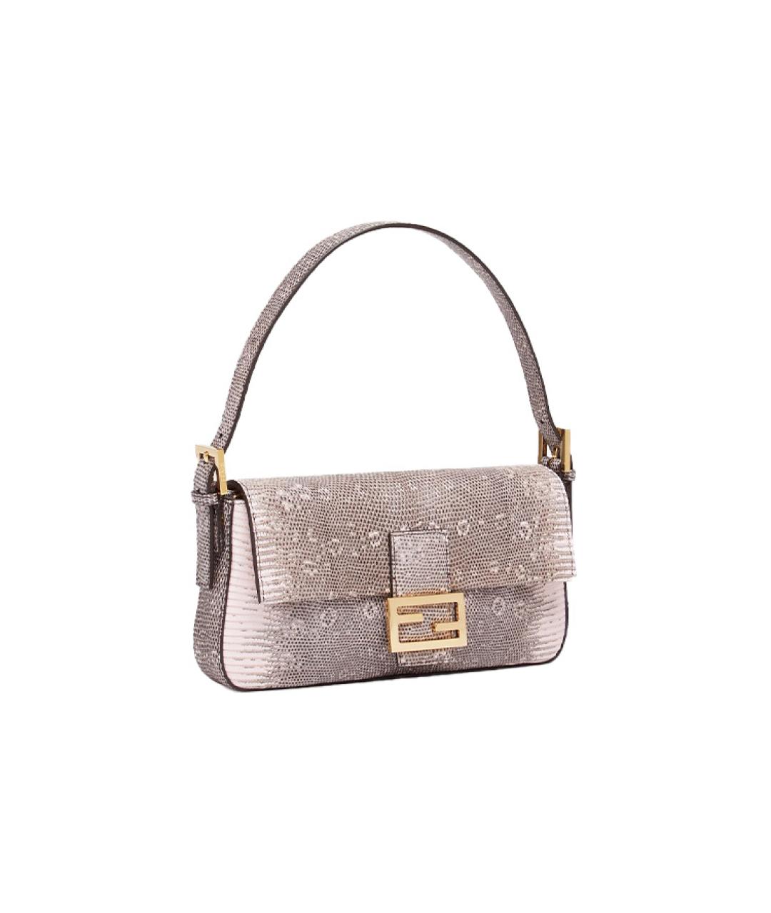 FENDI Серая сумка через плечо, фото 2