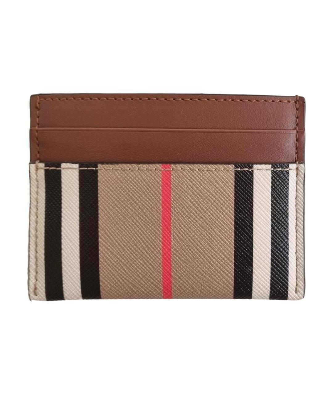 BURBERRY Коричневый кардхолдер, фото 2