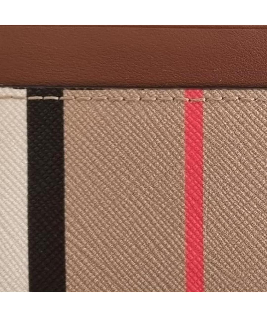 BURBERRY Коричневый кардхолдер, фото 4
