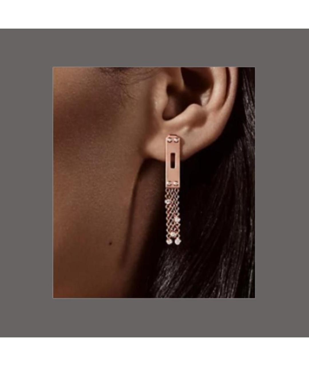 HERMES Золотые серьги из розового золота, фото 3