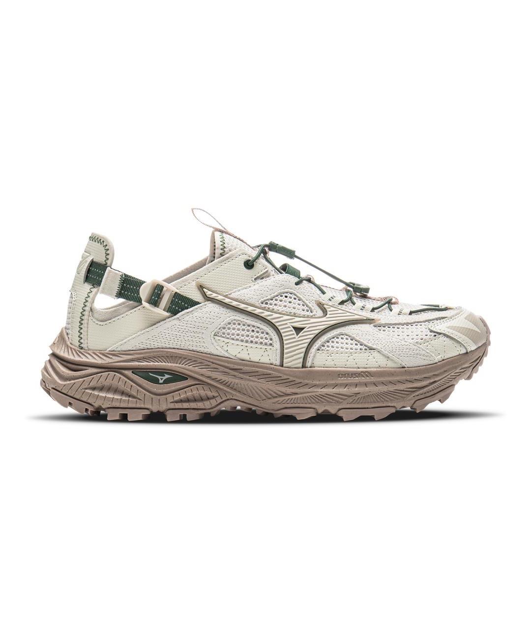 MIZUNO Бежевые текстильные кроссовки, фото 1