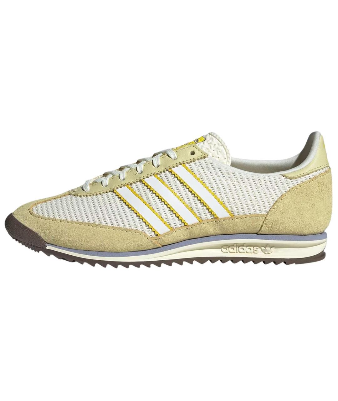 ADIDAS Желтые текстильные кеды, фото 2