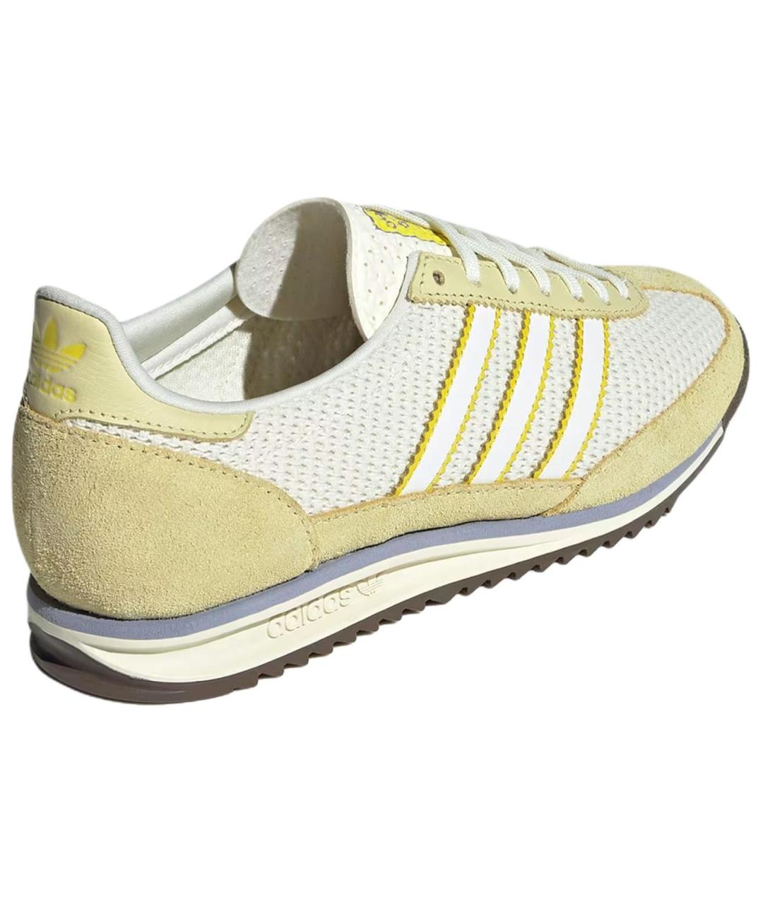 ADIDAS Желтые текстильные кеды, фото 4