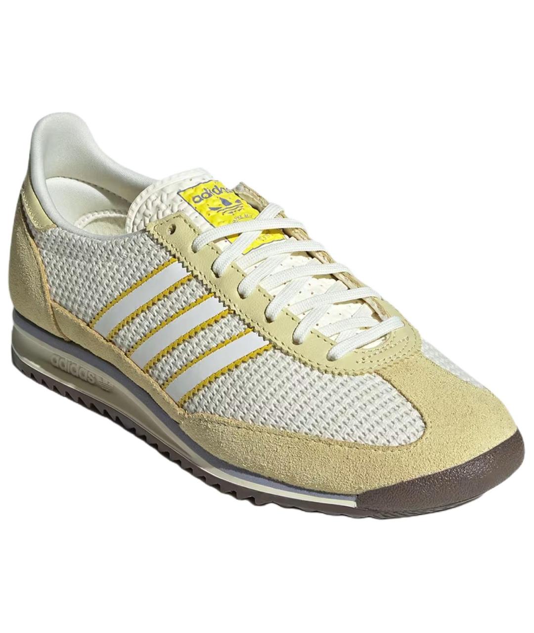 ADIDAS Желтые текстильные кеды, фото 3