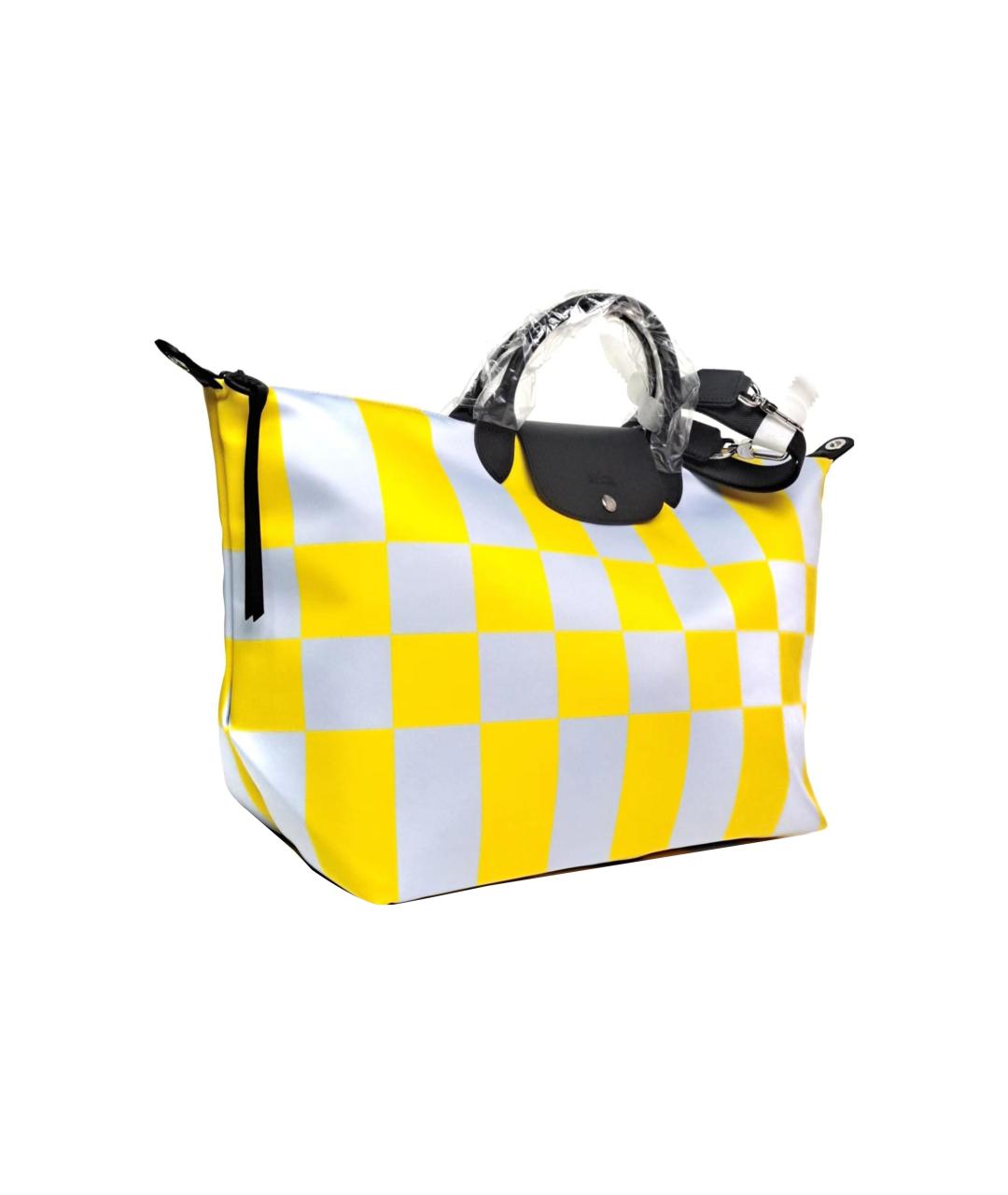 LONGCHAMP Желтая дорожная/спортивная сумка, фото 1
