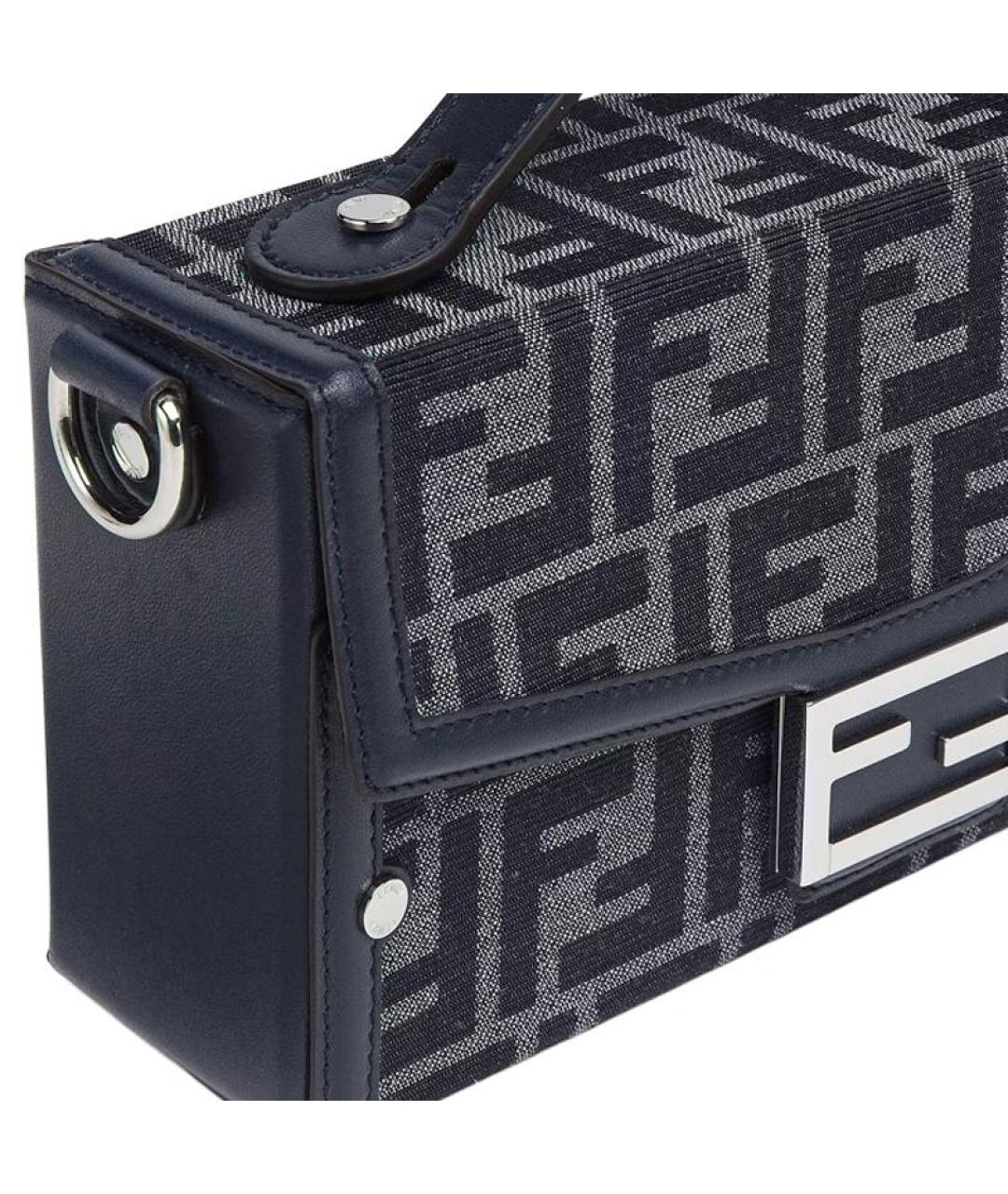 FENDI Темно-синяя сумка на плечо, фото 5