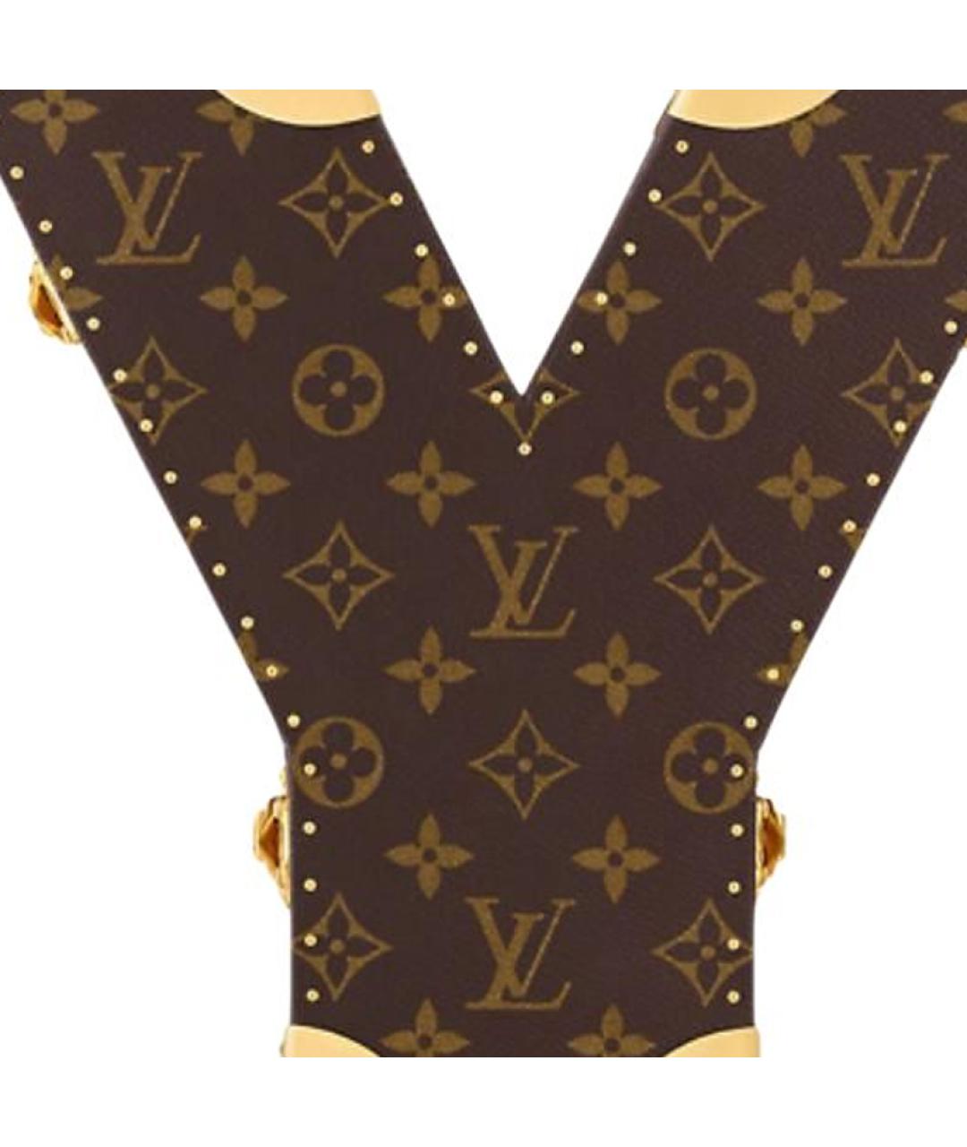 LOUIS VUITTON Коричневый чемодан, фото 4