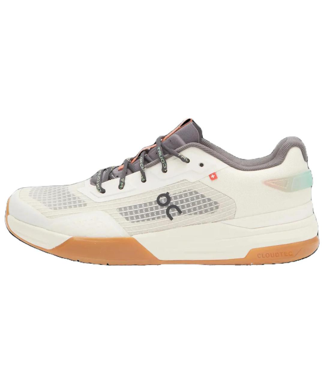 ON Белые бархатные низкие кроссовки / кеды, фото 2