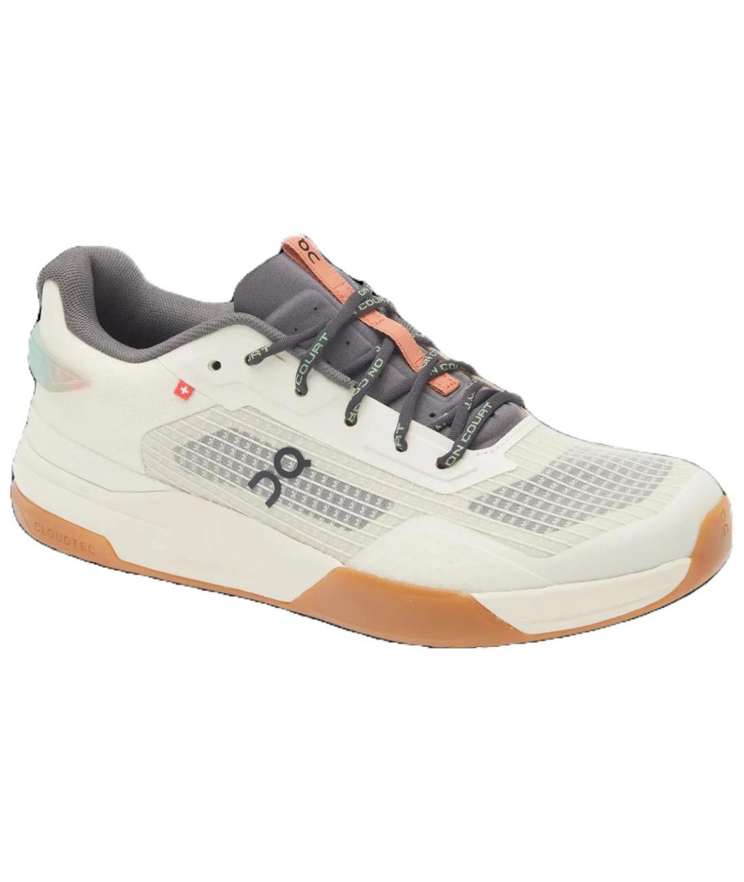 ON Белые бархатные низкие кроссовки / кеды, фото 3