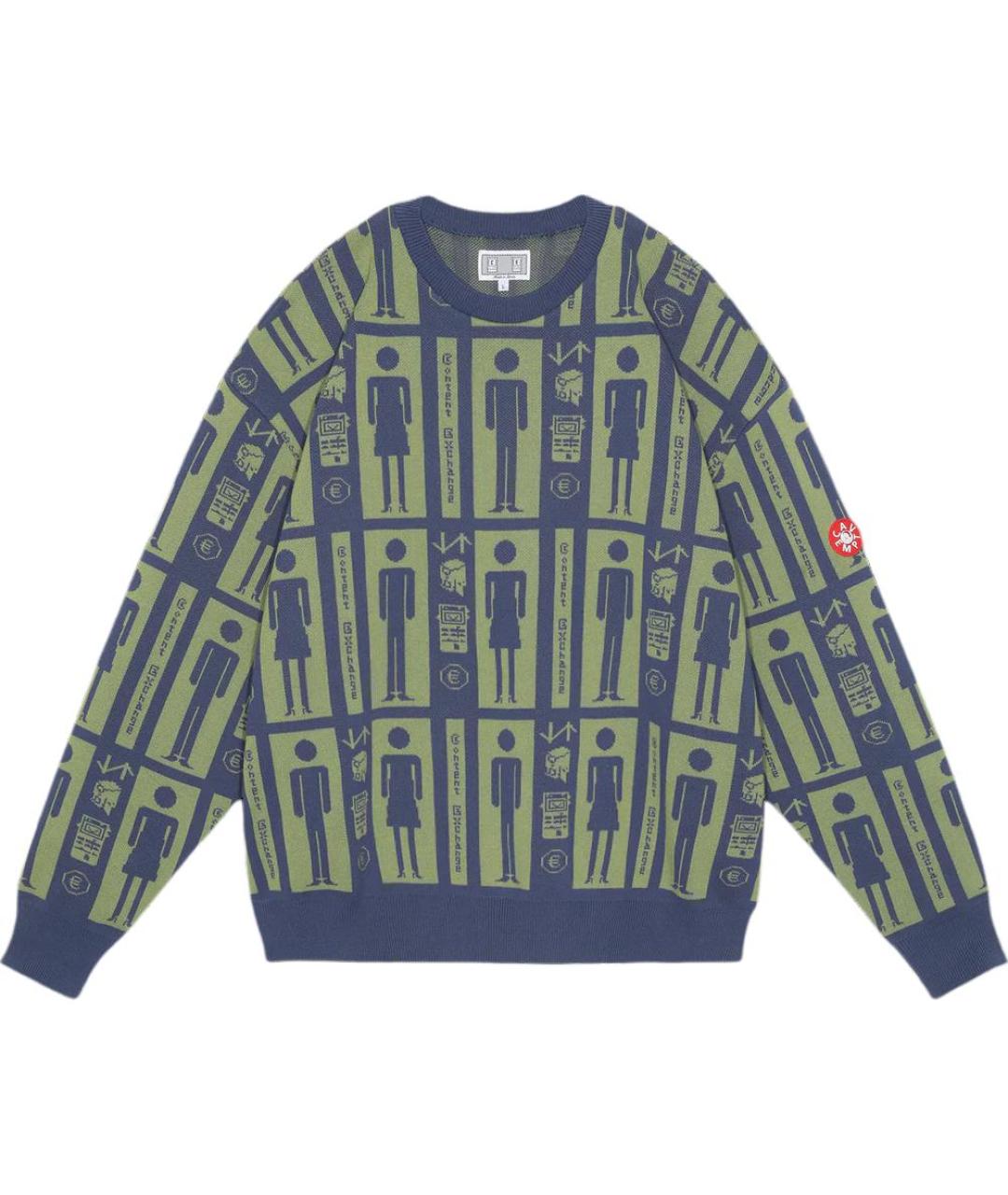 CAV EMPT Зеленый джемпер / свитер, фото 1