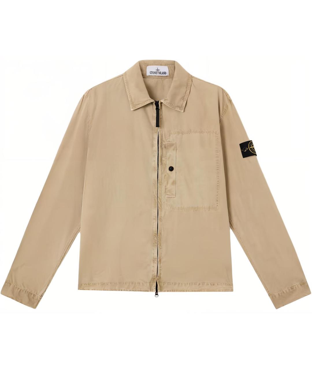STONE ISLAND Бежевая куртка, фото 1