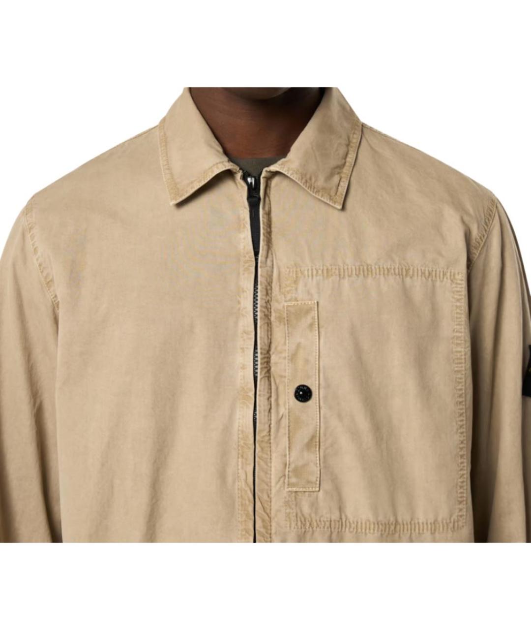 STONE ISLAND Бежевая куртка, фото 4
