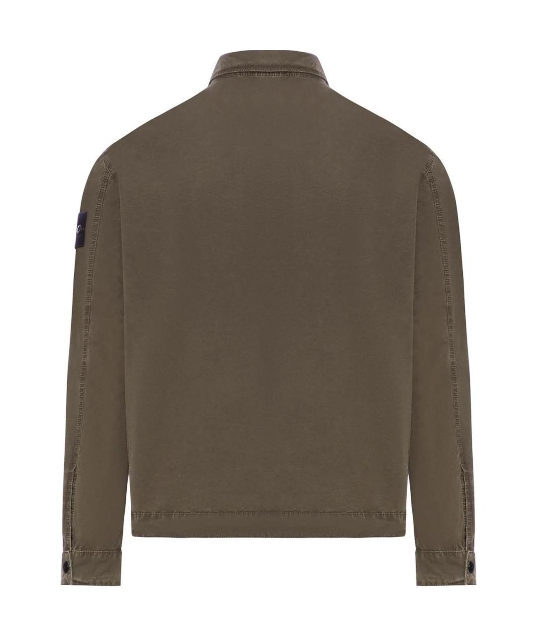 STONE ISLAND Коричневая куртка, фото 2