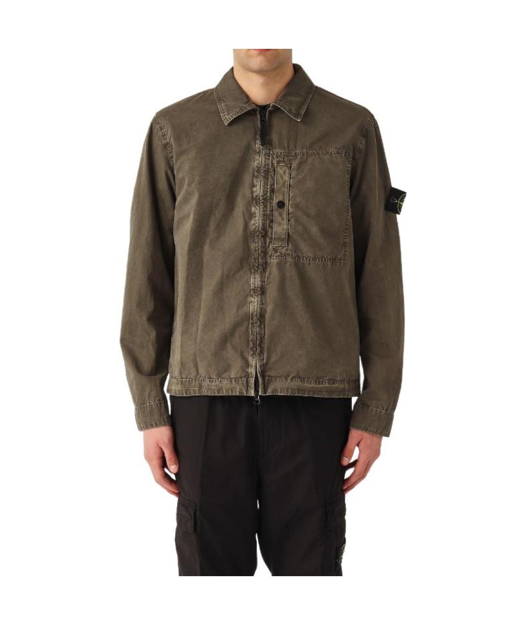 STONE ISLAND Коричневая куртка, фото 3