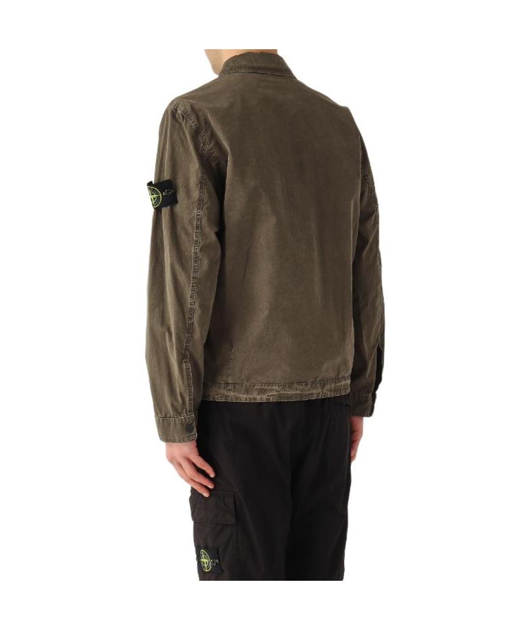 STONE ISLAND Коричневая куртка, фото 5