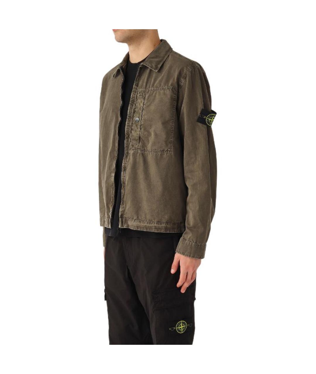 STONE ISLAND Коричневая куртка, фото 4