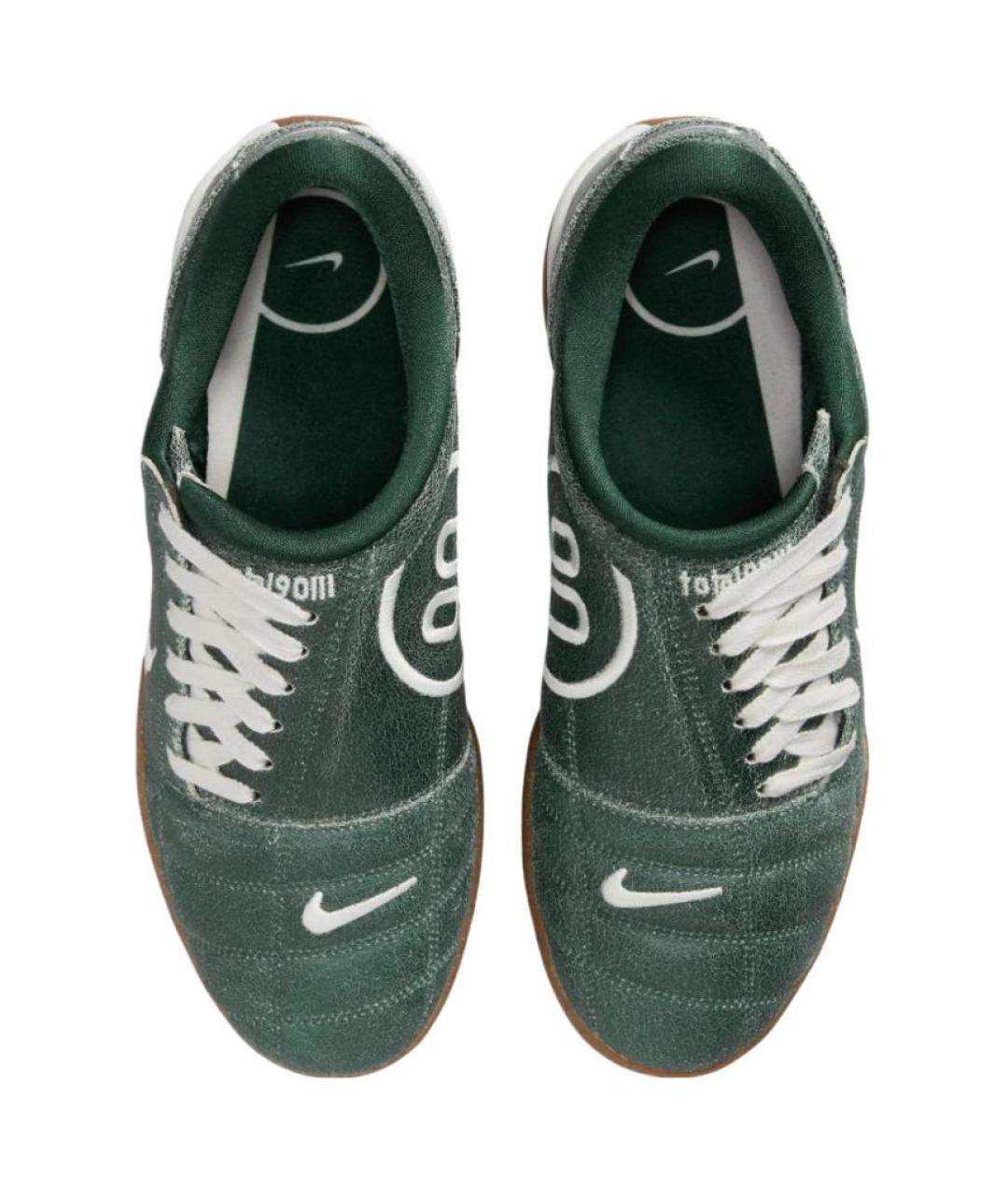 NIKE Зеленые низкие кроссовки / кеды, фото 5