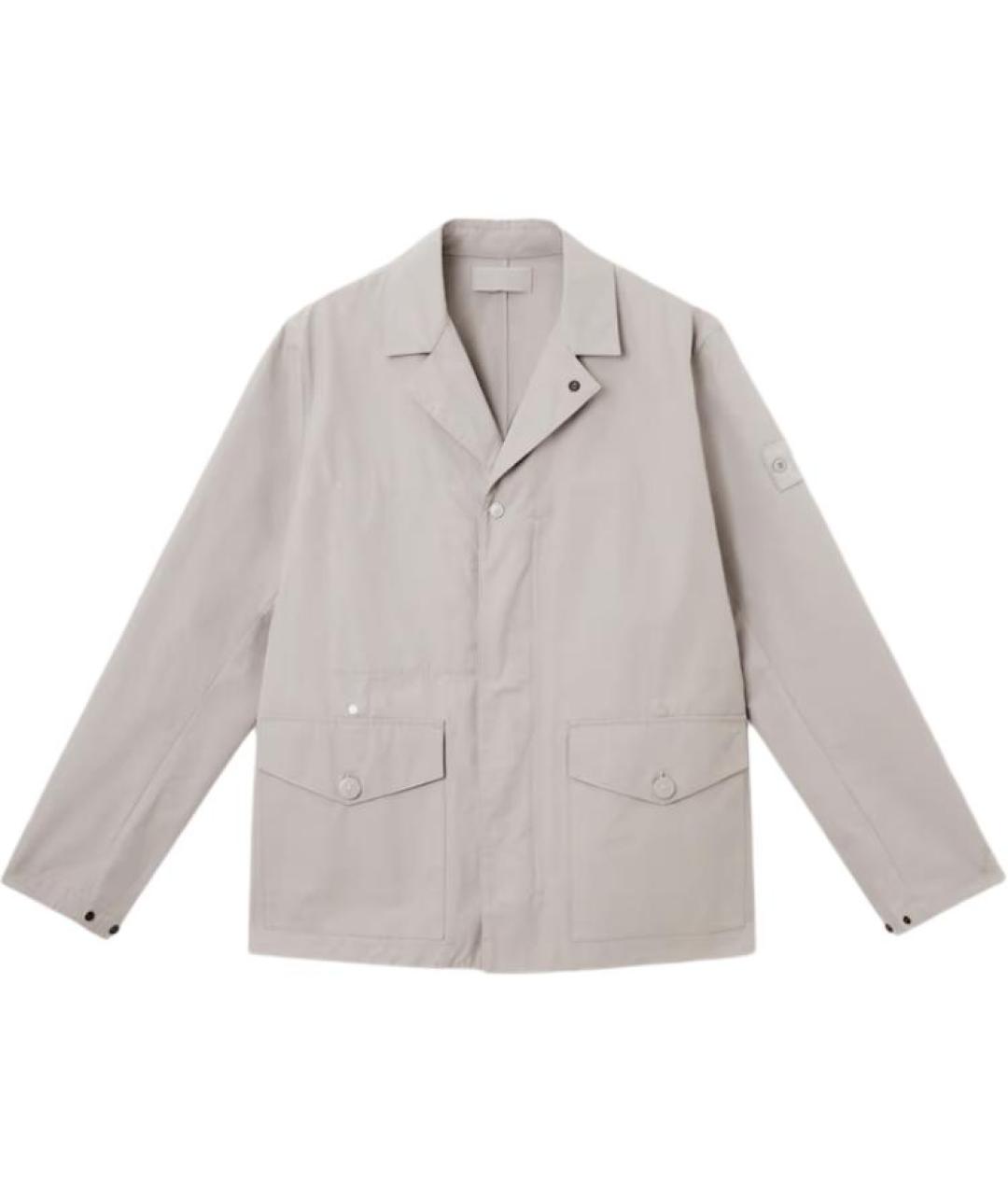 STONE ISLAND Серая хлопковая куртка, фото 1