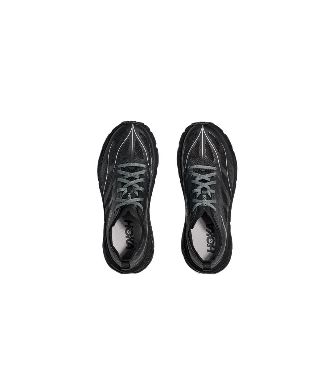 HOKA Черные текстильные кроссовки, фото 4