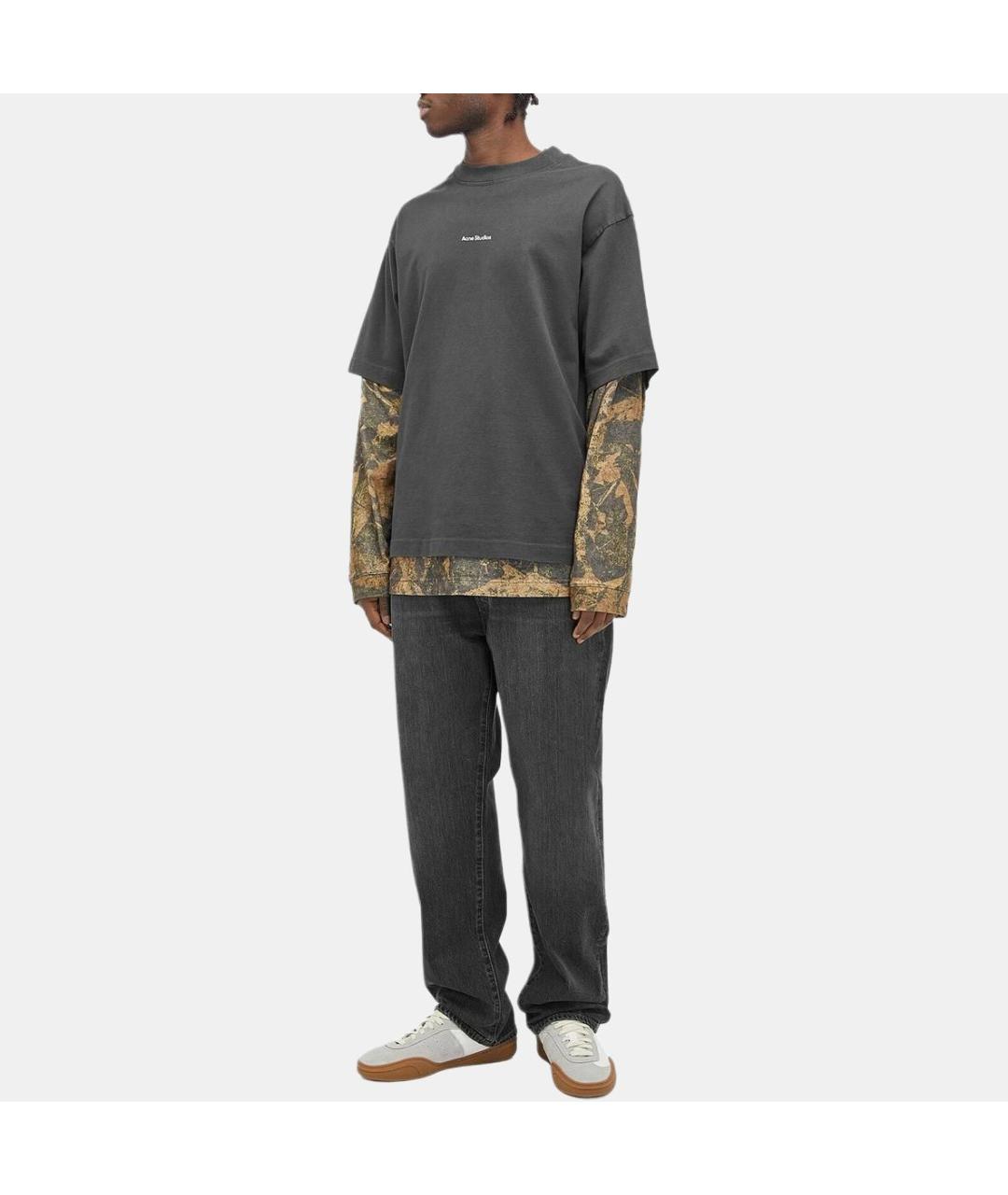 ACNE STUDIOS Черные хлопковые прямые джинсы, фото 4