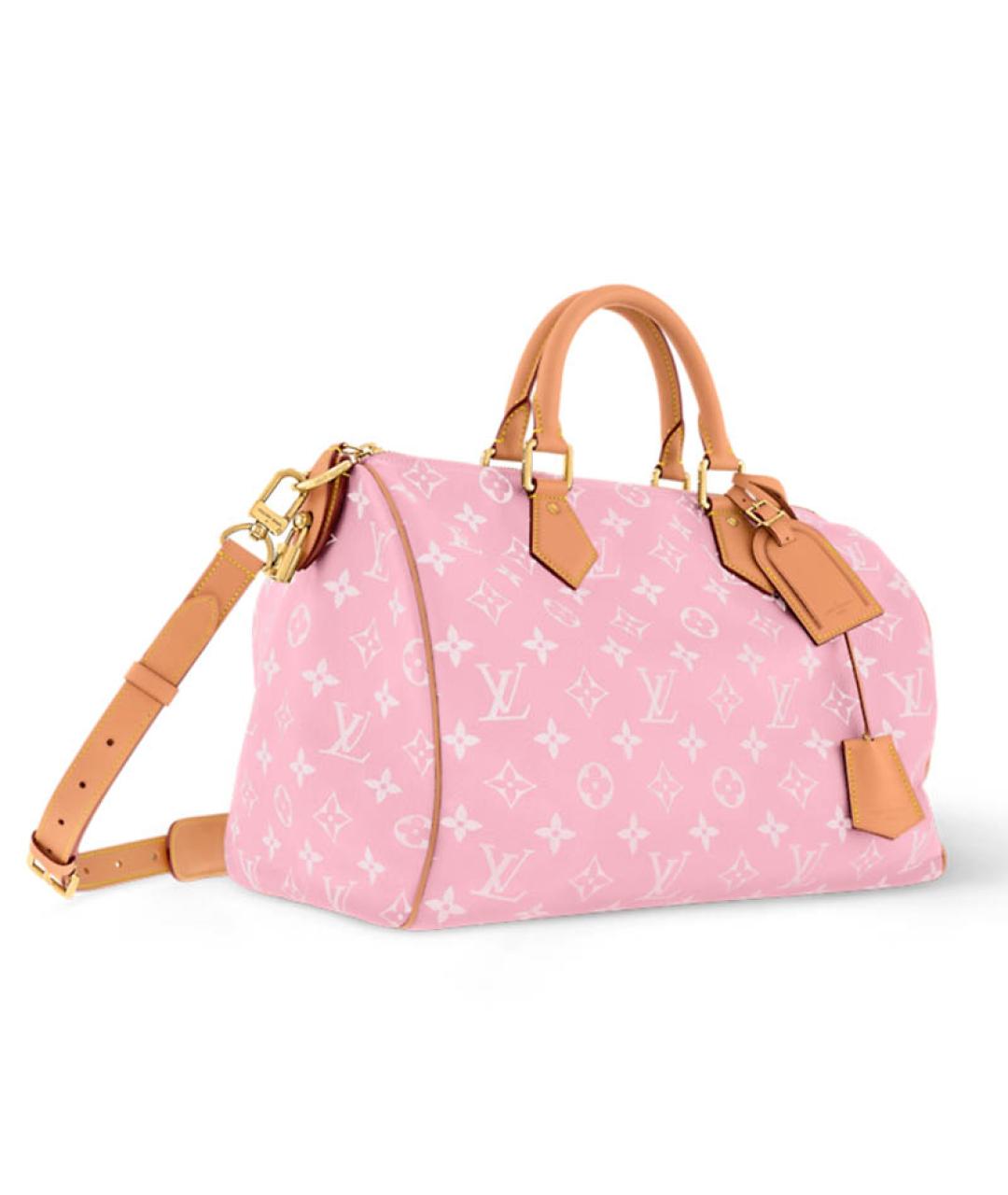 LOUIS VUITTON Розовая дорожная/спортивная сумка, фото 3